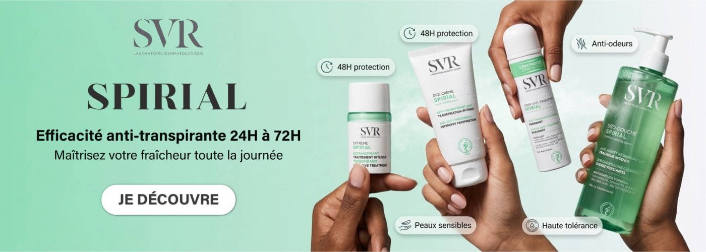 SVR Spirial : Transpiration normale à excessive