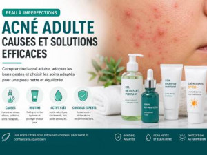 Acné adulte : causes, solutions et routine efficace