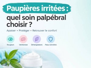 Paupières irritées : quel soin palpébral choisir ?
