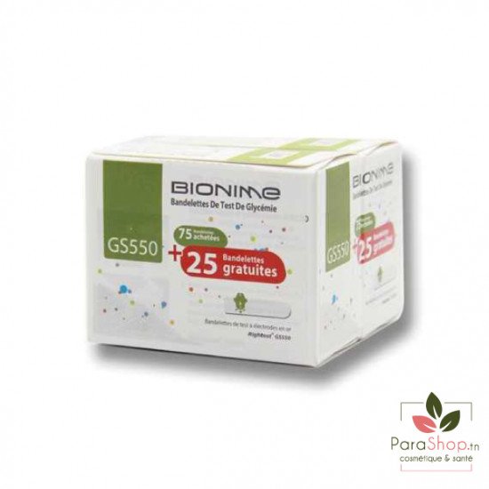 BIONIME BANDELETTES 75 + 25 GRATUITS 