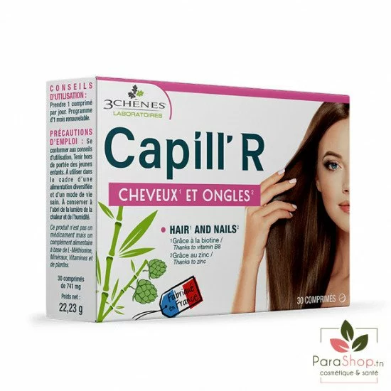 3 CHENES CAPILL’R CHEVEUX & ONGLES 30 COMPRIMES 3 CHENES CAPILL’R CHEVEUX & ONGLES 30 COMPRIMES