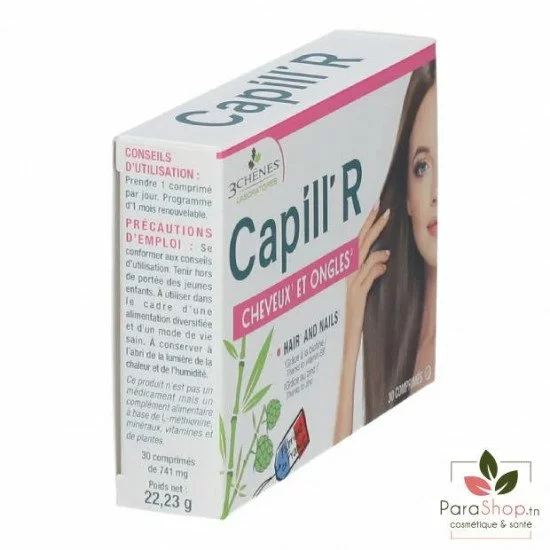 3 CHENES CAPILL’R CHEVEUX & ONGLES 30 COMPRIMES 3 CHENES CAPILL’R CHEVEUX & ONGLES 30 COMPRIMES
