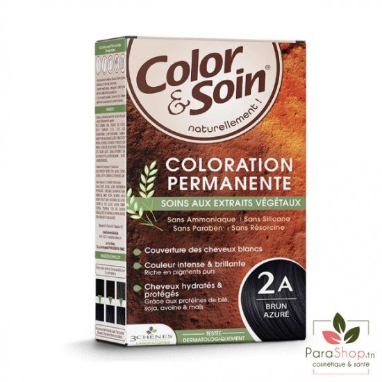 3 CHÊNES COLOR & SOIN COLORATION 2A Brun Azure 3 CHÊNES COLOR & SOIN COLORATION 2A Brun Azure