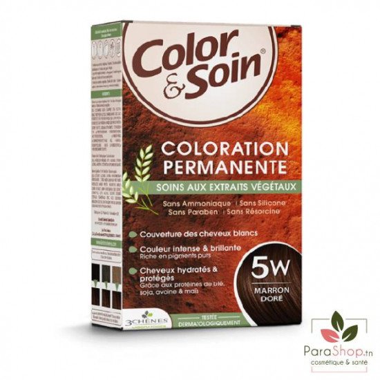 3 CHÊNES COLOR & SOIN COLORATION 5W MARRON DORE
