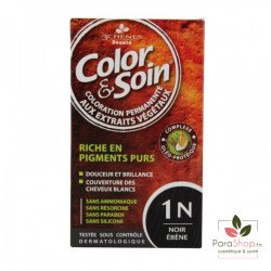 3 CHÊNES COLOR & SOIN COLORATION 1N NOIR EBENE 3 CHÊNES COLOR & SOIN COLORATION 1N NOIR EBENE