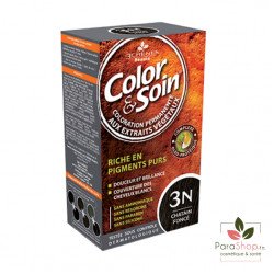3 CHÊNES COLOR & SOIN COLORATION 3N CHÂTAIN FONCE 3 CHÊNES COLOR & SOIN COLORATION 3N CHÂTAIN FONCE