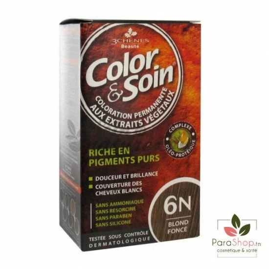 3 CHÊNES COLOR & SOIN COLORATION 6N BLOND FONCE