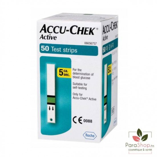 ACCU-CHEK ACTIVE BANDELETTES 50