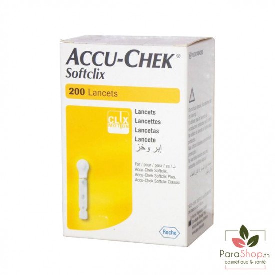 ACCU-CHEK SOFTCLIX LANCETTES BOITE DE 200