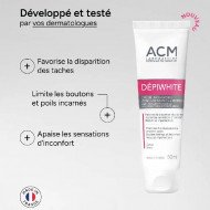 ACM DEPIWHITE CREME ANTI TACHE ZONE SENSIBLES et INTIMES 50ML ACM DEPIWHITE CREME ANTI TACHE ZONE SENSIBLES et INTIMES 50ML