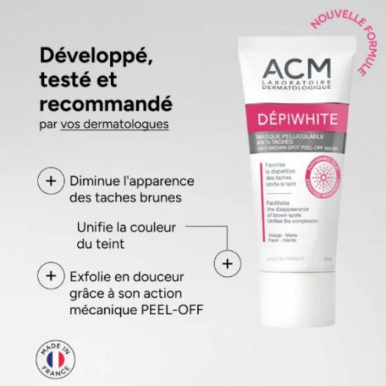 ACM DEPIWHITE MASQUE PELLICULABLE ANTI TACHES 40ML