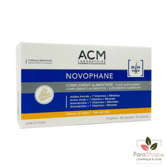 ACM NOVOPHANE Complement Alimentaire 60 Gelules ACM NOVOPHANE Complement Alimentaire 60 Gelules