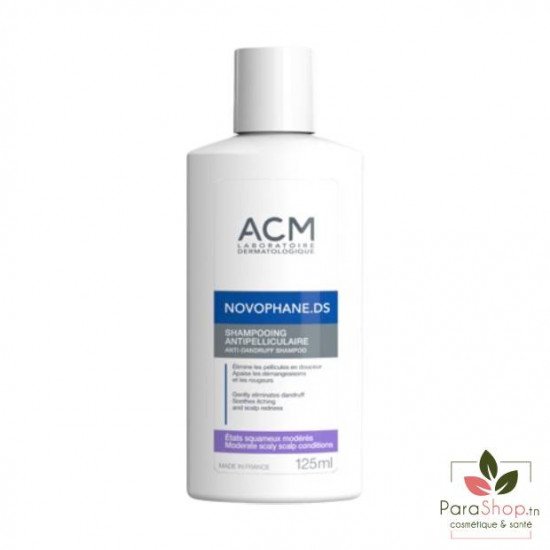 ACM NOVOPHANE DS SHAMPOOING PELLICULES MODÉRÉES 125ML ACM NOVOPHANE DS SHAMPOOING PELLICULES MODÉRÉES 125ML