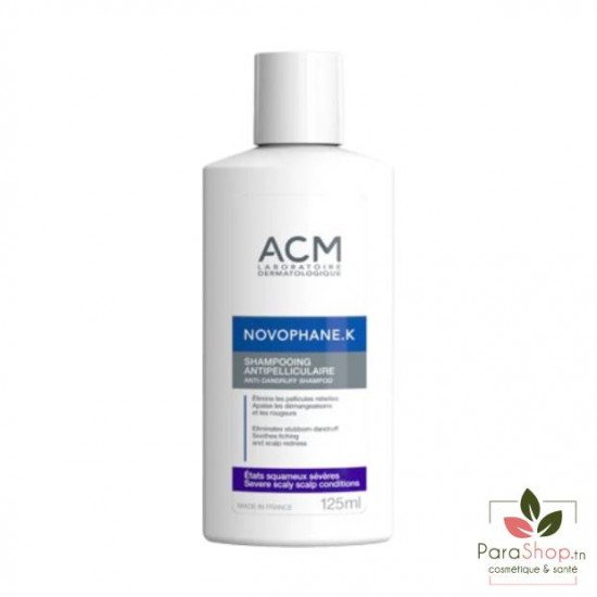 ACM NOVOPHANE K SHAMPOOING PELLICULES SÉVÈRES 125ML