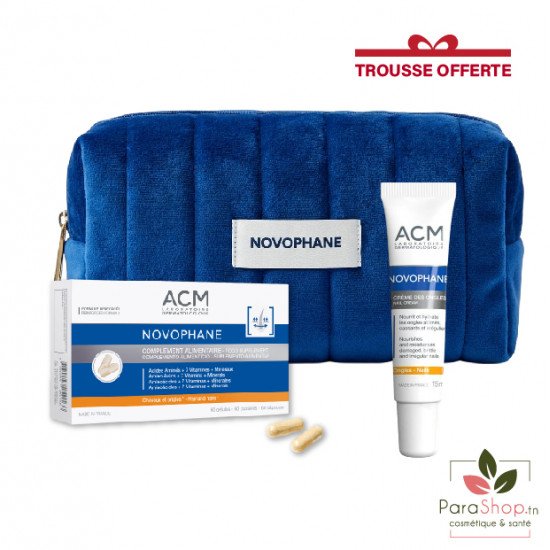 ACM PACK NOVOPHANE Complement Alimentaire 60 Gelules + Crème Des Ongles 15ML ACM PACK NOVOPHANE Complement Alimentaire 60 Gelules + Crème Des Ongles 15ML