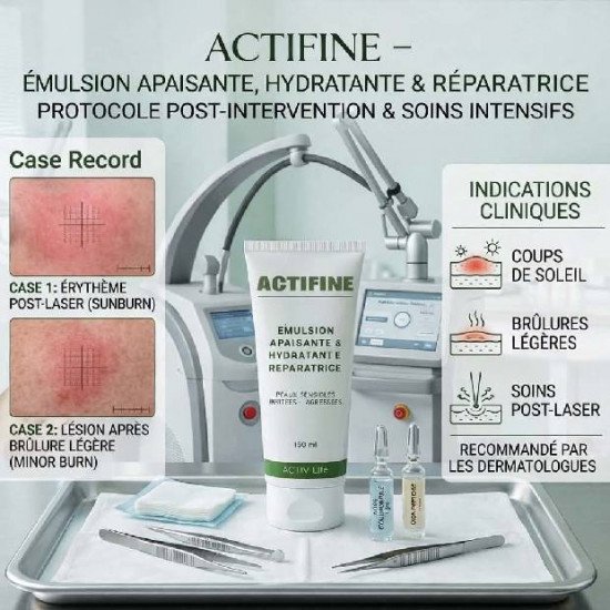 ACTIV LIFE ACTIFINE EMULSION APAISANTE REPARATRICE 180ML ACTIV LIFE ACTIFINE EMULSION APAISANTE REPARATRICE 180ML