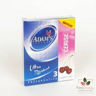 ADAMS PROTECT 3 PRESERVATIFS - Cerise