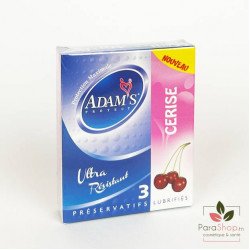 ADAMS PROTECT 3 PRESERVATIFS - Cerise ADAMS PROTECT 3 PRESERVATIFS - Cerise