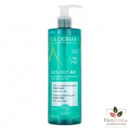 ADERMA BIOLOGY AC Gel Moussant Nettoyant Purifiant 400ML