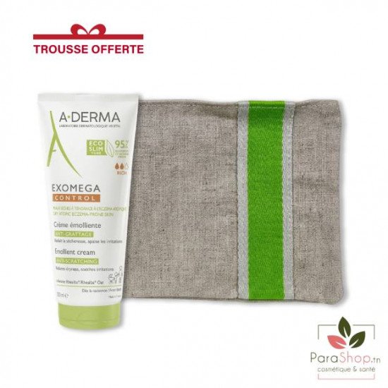 ADERMA EXOMEGA CONTROL CREME EMOLIENTE 200ML + Trousse Offerte ADERMA EXOMEGA CONTROL CREME EMOLIENTE 200ML + Trousse Offerte