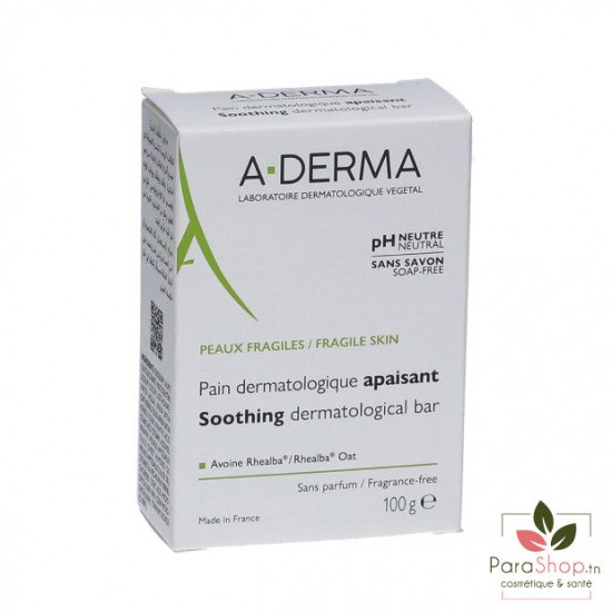 Aderma Pain Dermatologique Apaisant 100G Aderma Pain Dermatologique Apaisant 100G