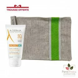 ADERMA PROTECT AC Fluide Matifiant SPF50+ + Trousse Offerte