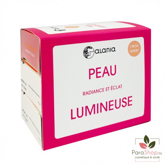 ALANIA PACK 2X PEAU LUMINEUSE 30 GELULES + 1MOIS OFFERT 