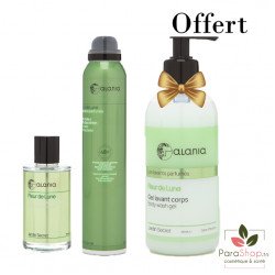 ALANIA PACK Eau Parfumee + Deo Parfume + Gel Lavant 350ML Offert - Fleur de Lune 
