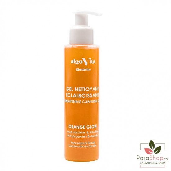 algoVita Gel Nettoyant Eclaircissant Peau Mixte a Grasse 150ML