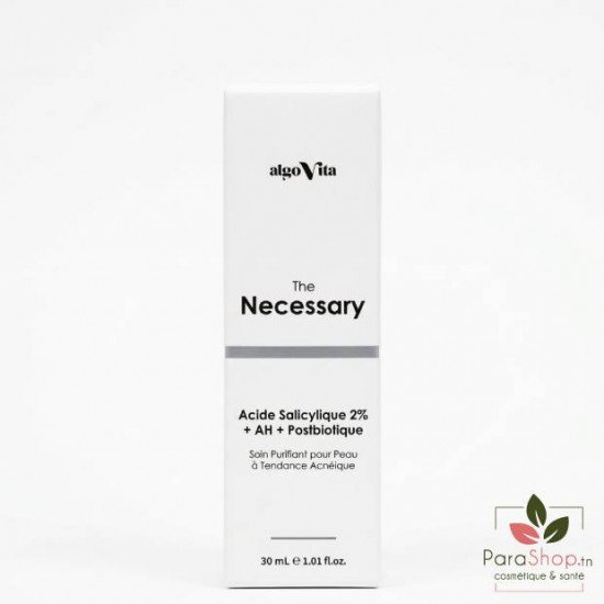 algoVita The Necessary Acide Salicylique 2% + AH + Probiotique 30ML algoVita The Necessary Acide Salicylique 2% + AH + Probiotique 30ML