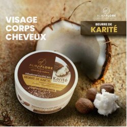 ALMAFLORE Beurre de Karité Désodorisé CERTIFIE BIO 100GR ALMAFLORE Beurre de Karité Désodorisé CERTIFIE BIO 100GR