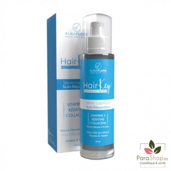 ALMAFLORE HAIR KEY Serum Capillaire Nutri Reparateur 50ML ALMAFLORE HAIR KEY Serum Capillaire Nutri Reparateur 50ML