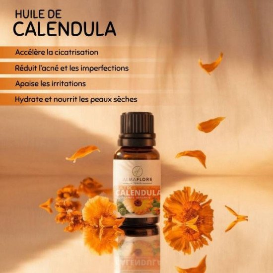 ALMAFLORE Huile de Calendula 10ML