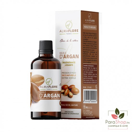 ALMAFLORE Huile d'ARGAN BIO 50ML