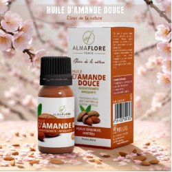 ALMAFLORE Huile d'Amande Douce 10ML ALMAFLORE Huile d'Amande Douce 10ML