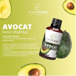 ALMAFLORE Huile d'Avocat 10ML ALMAFLORE Huile d'Avocat 10ML