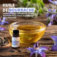 ALMAFLORE Huile de Bourrache 10ML ALMAFLORE Huile de Bourrache 10ML