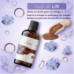 ALMAFLORE Huile de Lin 50ML ALMAFLORE Huile de Lin 50ML