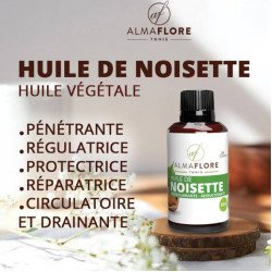 ALMAFLORE Huile de Noisette 50ML ALMAFLORE Huile de Noisette 50ML
