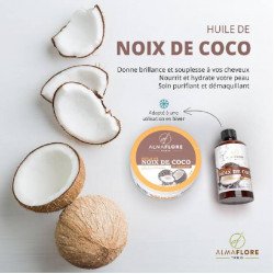 Almaflore huile de noix de coco 100ML
