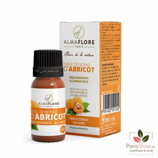 ALMAFLORE Huile de Noyau d'abricot 10ML ALMAFLORE Huile de Noyau d'abricot 10ML