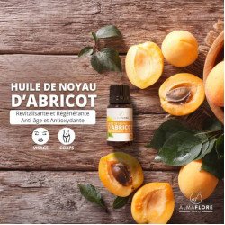 ALMAFLORE Huile de Noyau d'abricot 10ML ALMAFLORE Huile de Noyau d'abricot 10ML