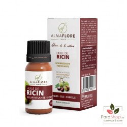 ALMAFLORE Huile de RICIN BIO 10ML ALMAFLORE Huile de RICIN BIO 10ML