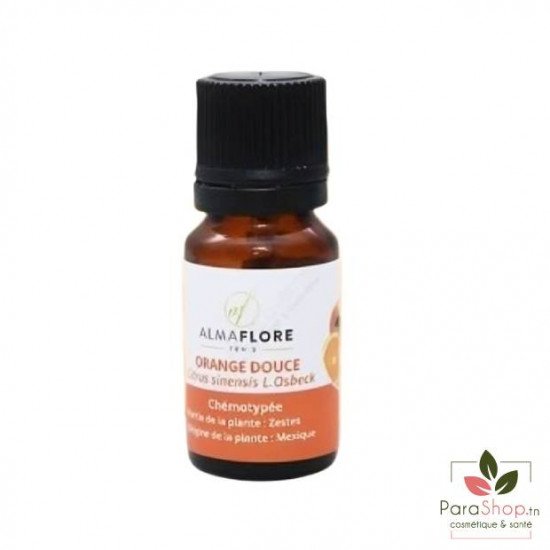 ALMAFLORE Huile Essentielle d'orange douce BIO 10ML ALMAFLORE Huile Essentielle d'orange douce BIO 10ML