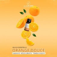 ALMAFLORE Huile Essentielle d'orange douce BIO 10ML ALMAFLORE Huile Essentielle d'orange douce BIO 10ML