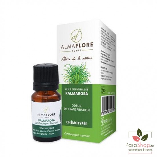 ALMAFLORE Huile Essentielle de Palmarosa 10ML