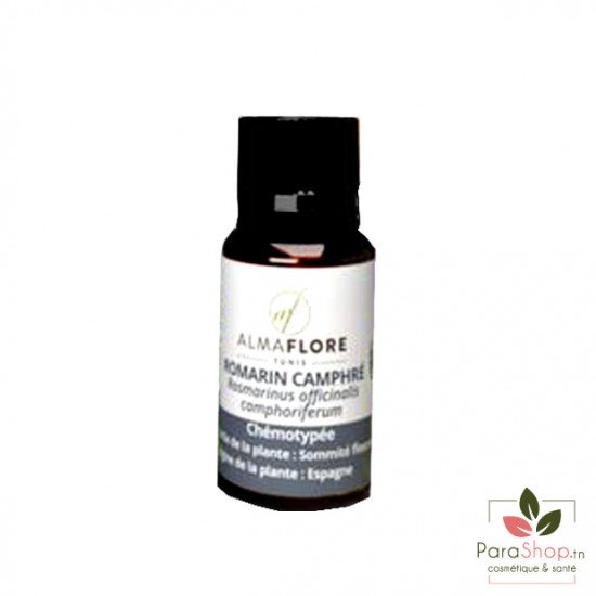 ALMAFLORE HUILE ESSENTIELLE DE ROMARIN À CAMPHRE 10ML