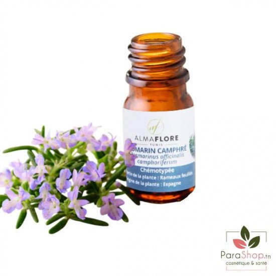 ALMAFLORE HUILE ESSENTIELLE DE ROMARIN CAMPHRE 10ML ALMAFLORE HUILE ESSENTIELLE DE ROMARIN CAMPHRE 10ML