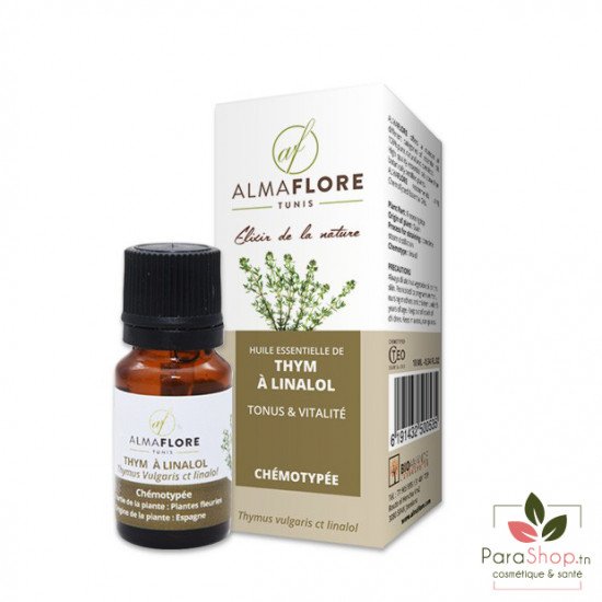 ALMAFLORE HUILE ESSENTIELLE DE THYM À LINALOL 10ML