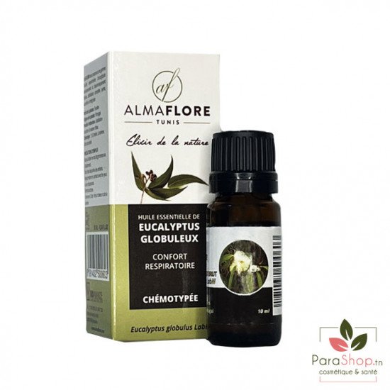 ALMAFLORE Huile Essentielle d'Eucalyptus Globuleux 10ML